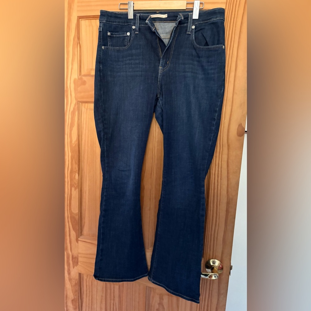Levi’s Women's Boot Cut Jeans - Dark Blue